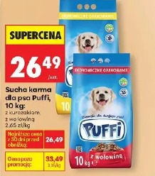 Sucha karma dla psa Puffi