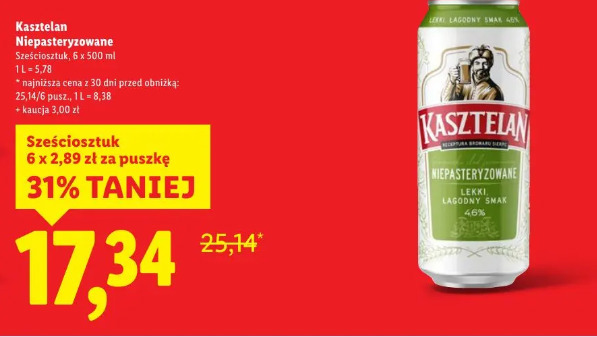 Kasztelan Niepasteryzowane