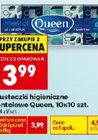 Chusteczki higieniczne mentolowe Queen