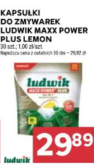 Kapsułki do zmywarek Ludwik Maxx Power Plus Lemon