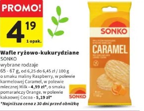 Wafle ryżowo-kukurydziane SONKO