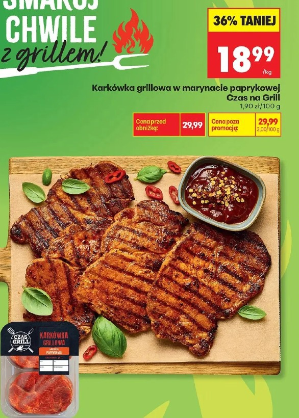 Karkówka grillowa w marynacie paprykowej Czas na Grill
