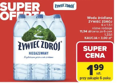 Żywiec Zdrój woda źródlana
