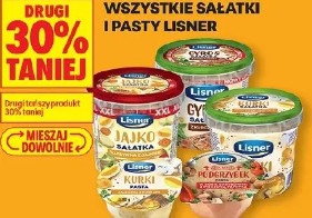 Wszystkie sałatki i pasty Lisner