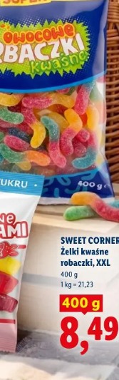 Sweet Corner Żelki kwaśne robaczki, XXL