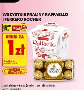 Wszystkie praliny Raffaello i Ferrero Rocher