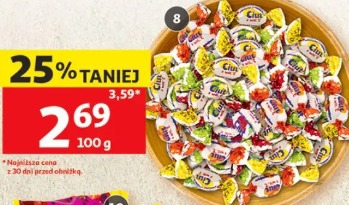 Cukierki Tyci lub pudrowe musujące