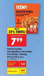 Panierowana skrzydełka z kurczaka w kubełku Yeemy