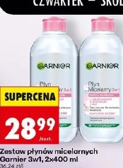 Zestaw płynów micelarnych Garnier 3w1