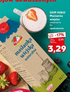 Osm Koło Maślanka wiejska naturalna