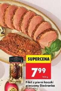 Filet z piersi kaczki pieczony Biedronka