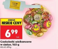 Czekoladki wielkanocne w siatce