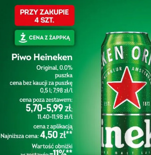 Piwo Heineken Original 0.0%