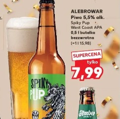 AleBrowar Piwo 5.5% alk. Spiky Pup West Coast APA
