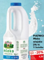 Piątnica Mleko wiejskie 2% tł.
