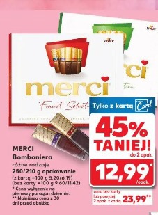 Merci Bomboniera różne rodzaje