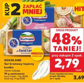 Hochland Ser kremowy topiony kostka