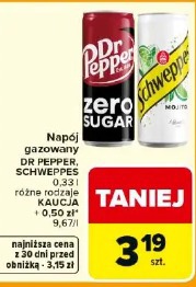 Napój gazowany Dr Pepper, Schweppes