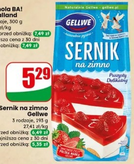 Sernik na zimno Gellwe