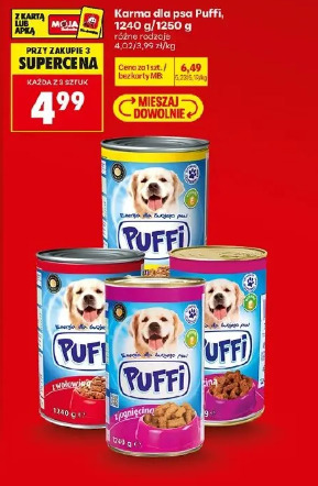 Puffi karma dla psa