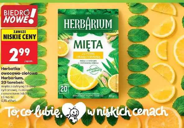 Mięsa z cytryną i trwaą cytrynową Herbarium