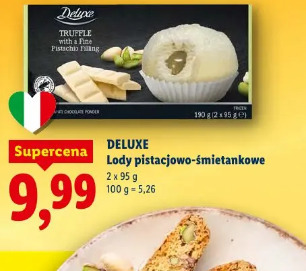 Deluxe Lody pistacjowo-śmietankowe