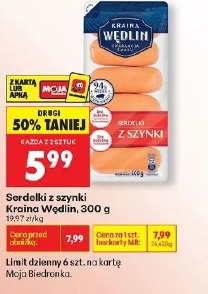 Serdelki z szynki Kraina Wędlin