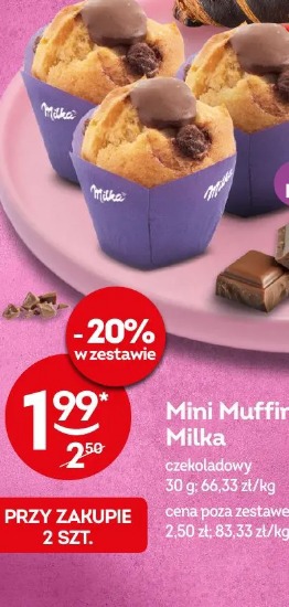 Mini Muffin Milka czekoladowy