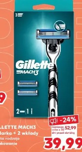 Gillette Mach3 Golarka + 2 wkłady