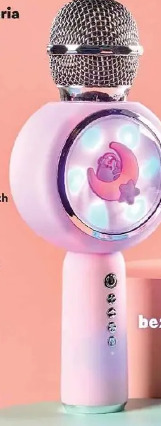 Mikrofon karaoke Bluetooth z podświetleniem RGB Pusheen