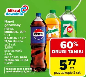 Pepsi, Mirinda, 7up napój gazowany