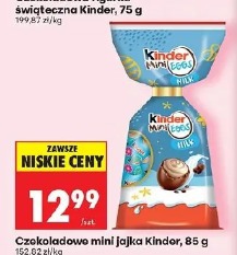 Czekoladowe mini jajka Kinder