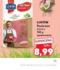 Łuków Pastrami plastry