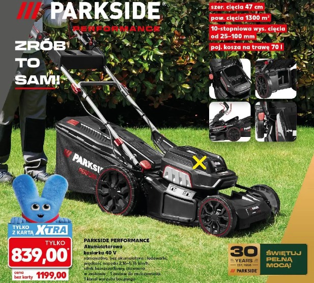 Parkside Performance Akumulatorowa kosiarka 40 V