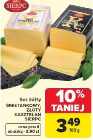 Ser żółty śmietankowy, Złoty Kasztelan Sierpc