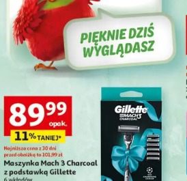 Maszynka Mach 3 Charcoal z podstawką Gillette