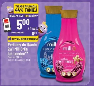 Perfumy do tkanin 2w1 Mill Brlin lub London