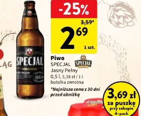 Piwo Specjal Jasny Pełny