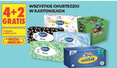 Wszystkie chusteczki w kartonikach