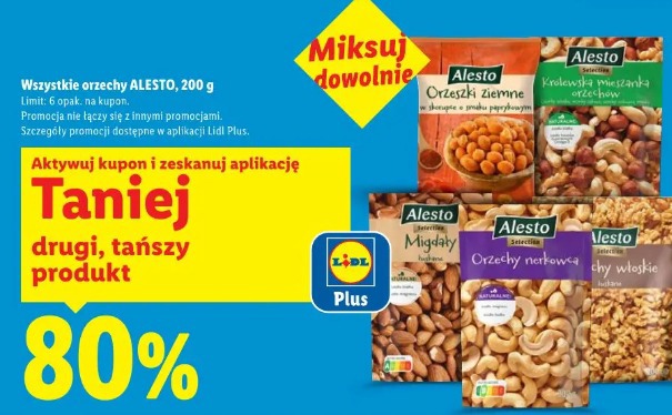 Wszystkie orzechy Alesto, 200 g