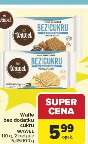 Wafle bez dodatku cukru WAWEL