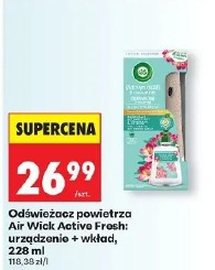 Odświeżacz powietrza Air Wick Active Fresh: urządzenie + wkład