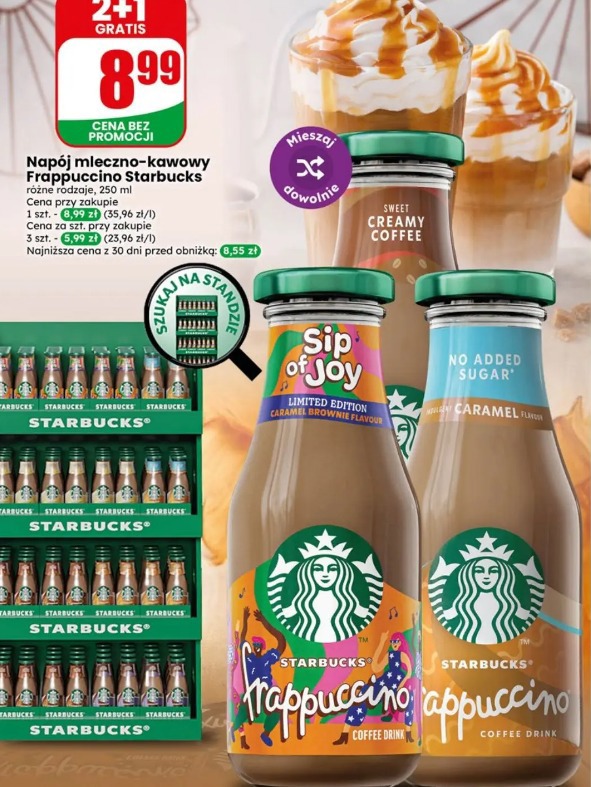 Napój mleczno-kawowy Frappuccino Starbucks
