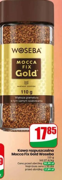 Kawa rozpuszczalna Mocca Fix Gold Woseba