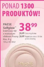 Paese Selfglow kremowy róż z matowym efektem Peony Kiss