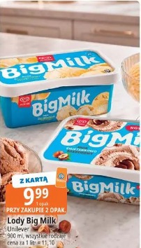 Lody Big Milk Unilever