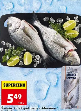 Świeża dorada patroszona Marinero