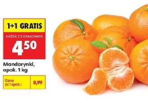 Mandarynki opak. 1 kg