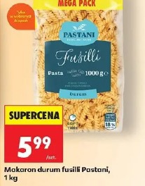 Makaron durum fusilli Pastani