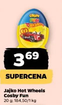 Jajko Hot Wheels Cosby Fun